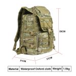 Camouflage 35L Large Capacity Tactical Backpack for Men gallery 13