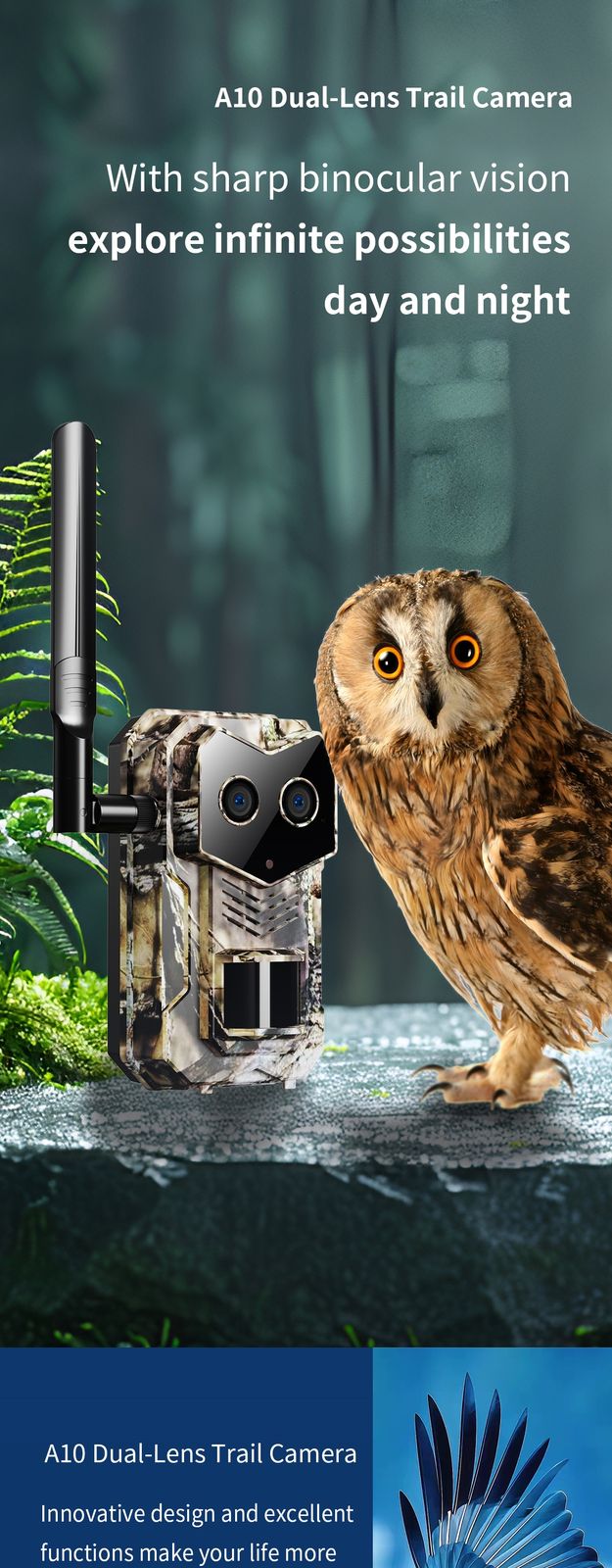 Cellular Trail Camera 3rd Generation 4G LTE with MinMax Outdoors product detail image 1