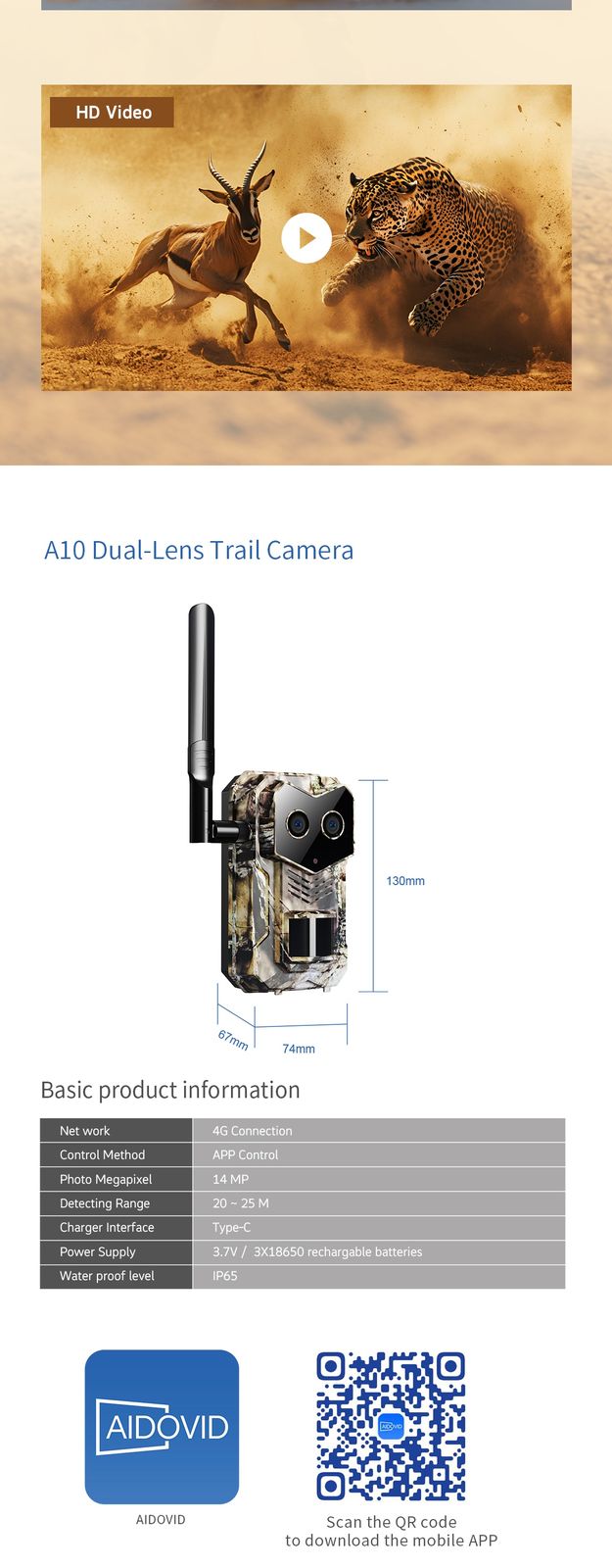 Cellular Trail Camera 3rd Generation 4G LTE with MinMax Outdoors product detail image 10