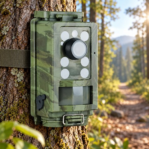 Cellular Trail Cameras equipment in a relevant outdoor setting