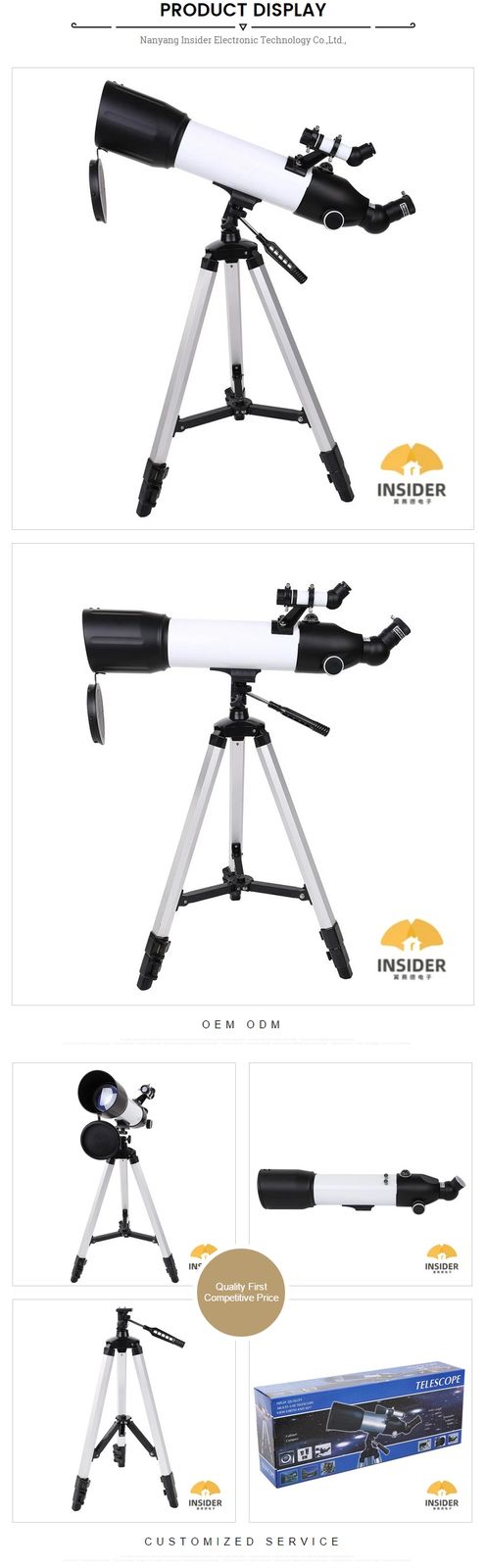 CF 80500 500/80Mm Outdoor Monocular Space Astronomical product detail 1