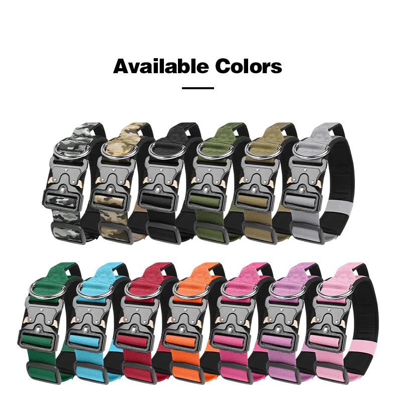 Collar Tactico Para Perros Nylon Outdoor Adjustable Medium product detail 9