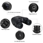 Compact 12x Binoculars for Adults Kids Large Eyepiece gallery 02