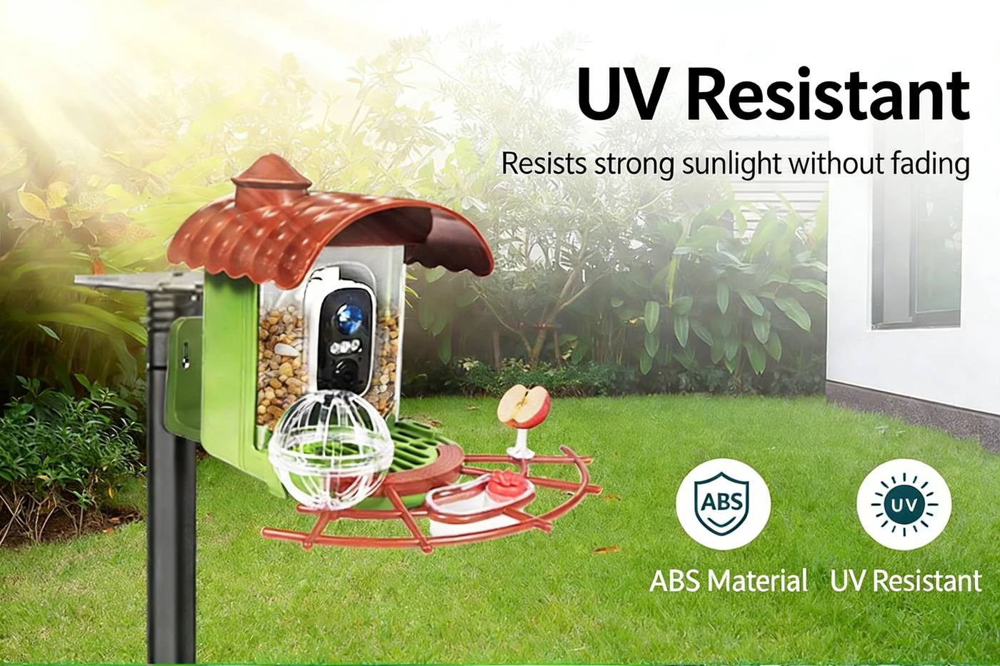 Compact Smart Bird Feeder with AI Identification product detail 13