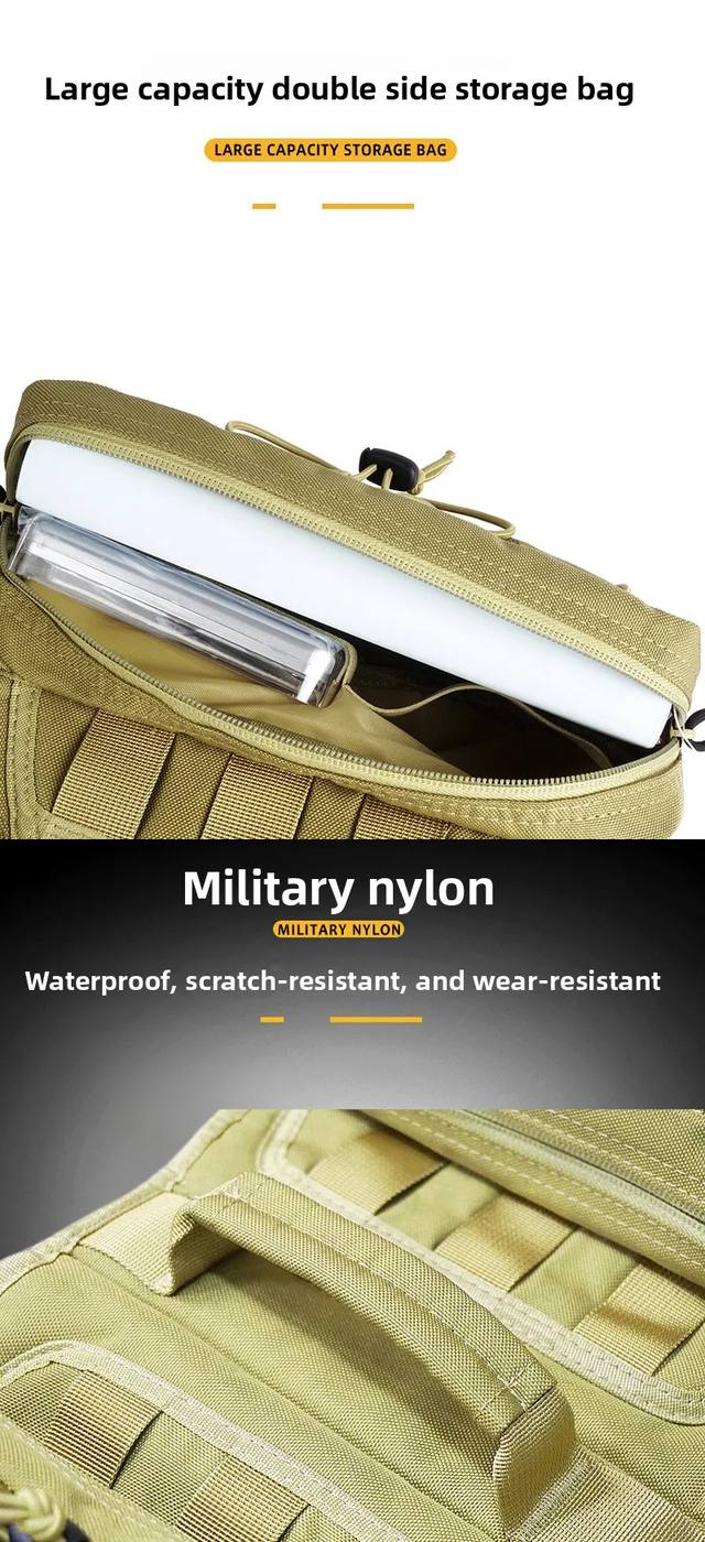 Cross-Border Bestseller Outdoor Tactical Nylon Dog Harness product detail 6