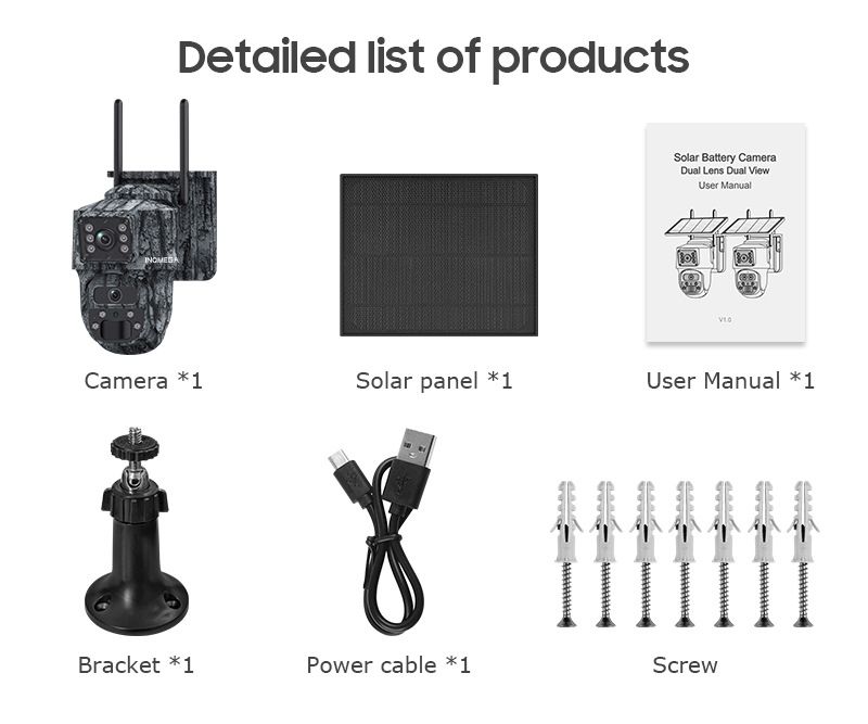 Cross-border Private-model 4G Solar-powered Camera MinMax Outdoors product detail image 1