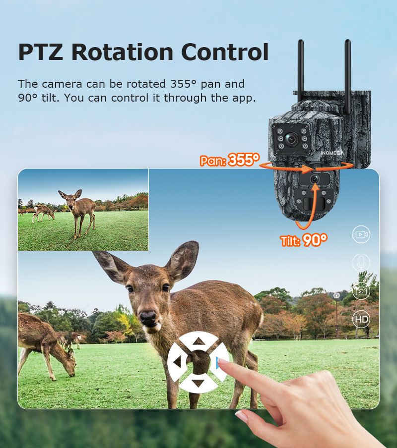 Cross-border Private-model 4G Solar-powered Camera MinMax Outdoors product detail image 4