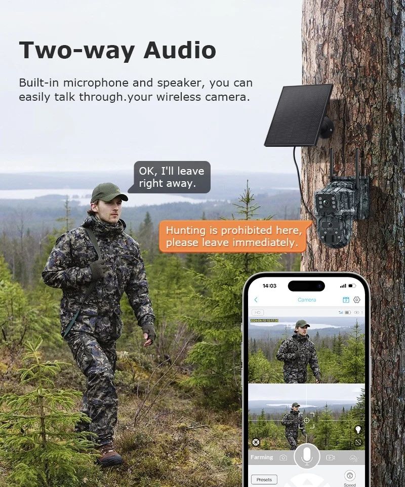 Cross-border Private-model 4G Solar-powered Camera MinMax Outdoors product detail image 9