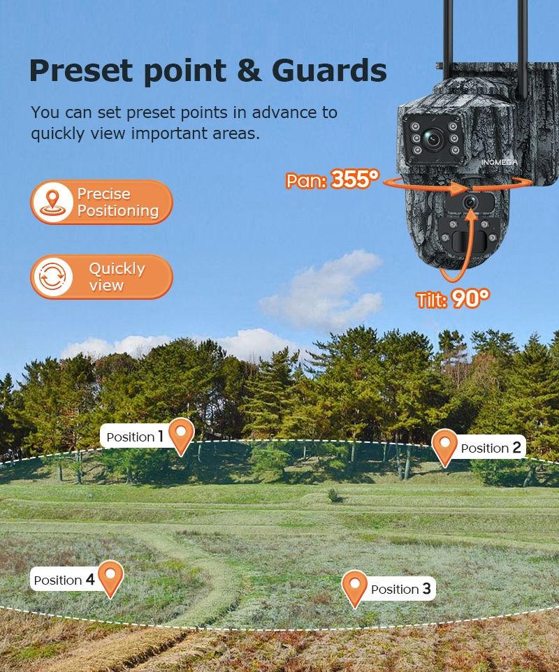 Cross-border Private-model 4G Solar-powered Camera MinMax Outdoors product detail image 12
