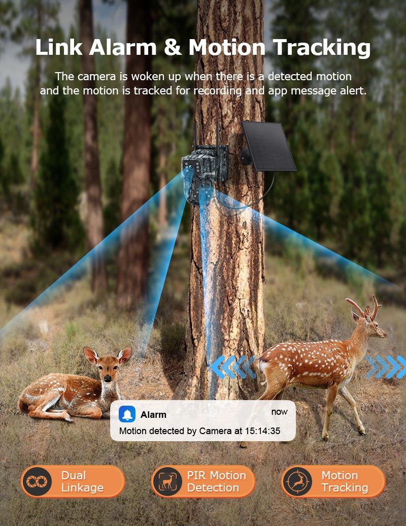 Cross-border Private-model 4G Solar-powered Camera MinMax Outdoors product detail image 13