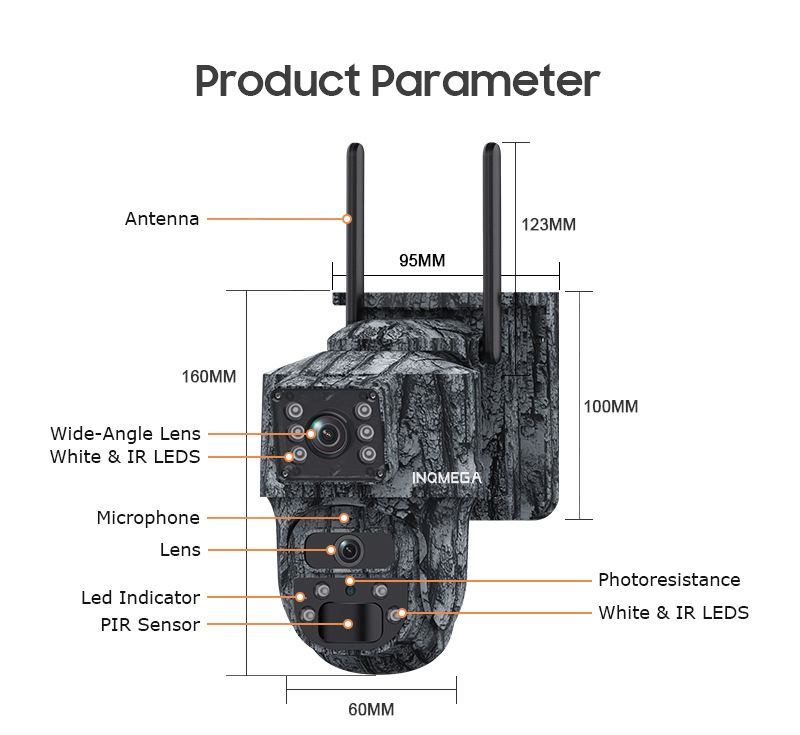 Cross-border Private-model 4G Solar-powered Camera MinMax Outdoors product detail image 14
