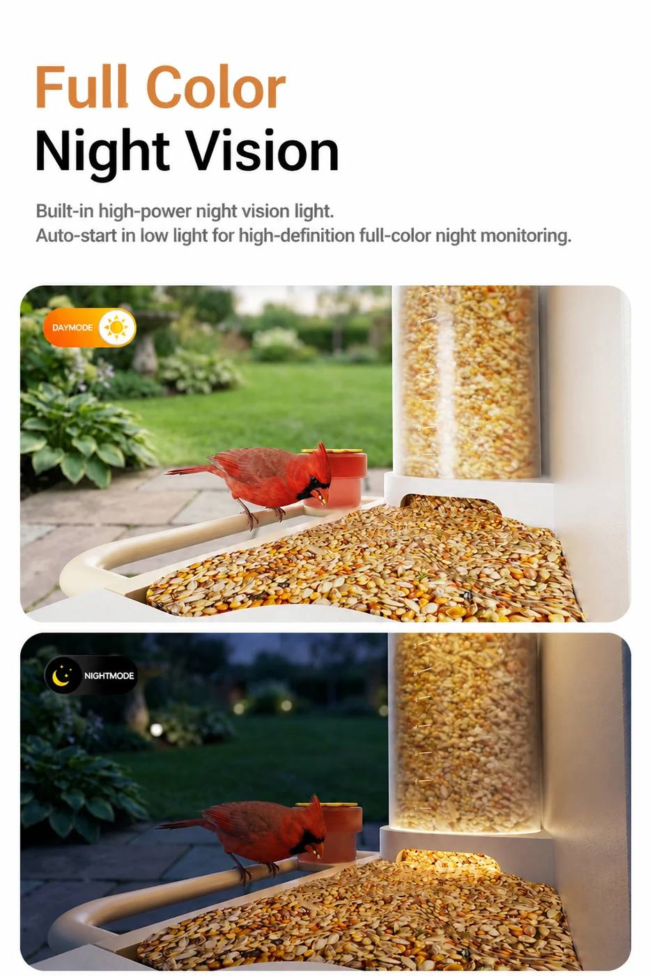 Cross-border Smart Bird Feeder Camera AI-powered Bird product detail 8