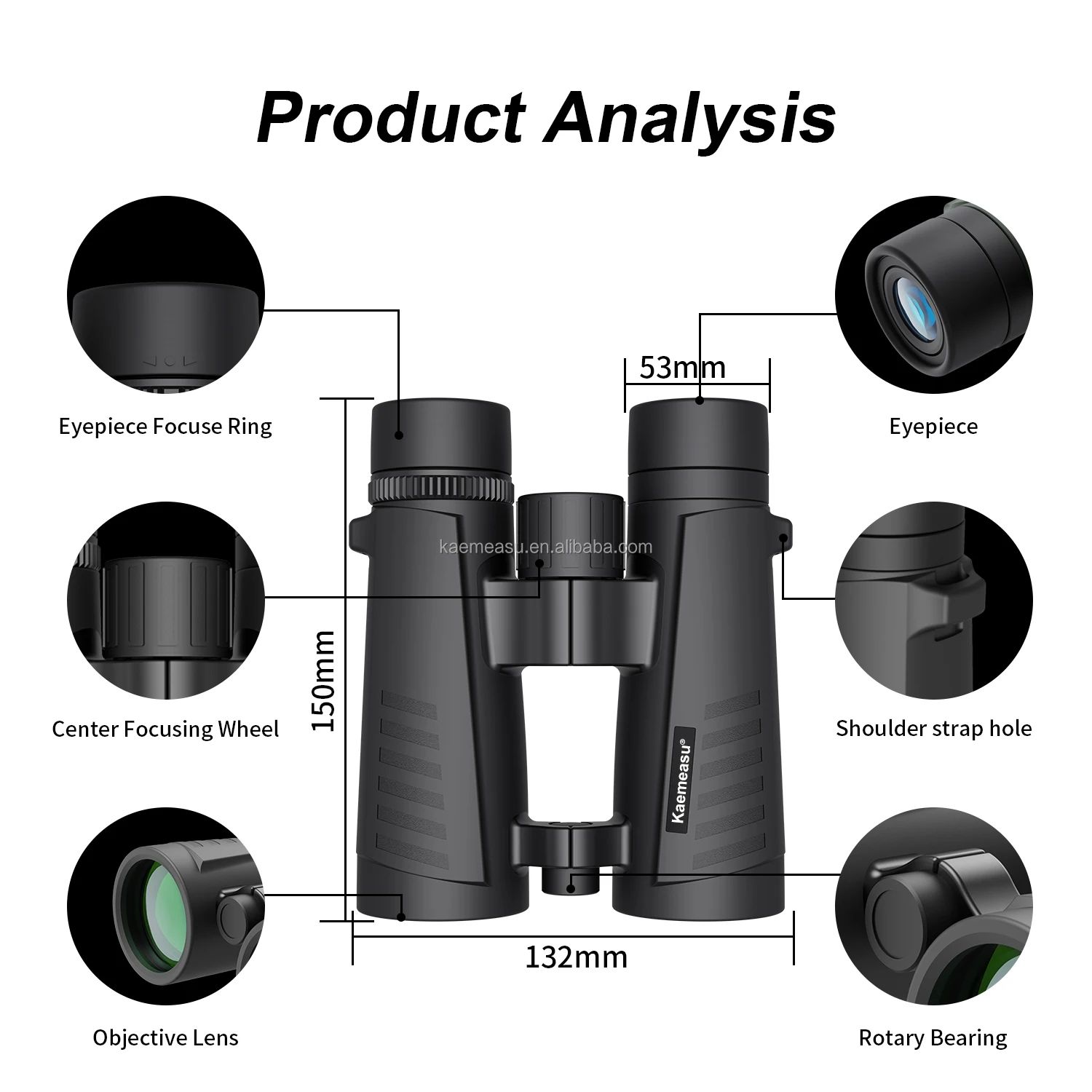 D 8X Compact 8X42 Binoculars Lightweight Binoculars Compact product detail 6