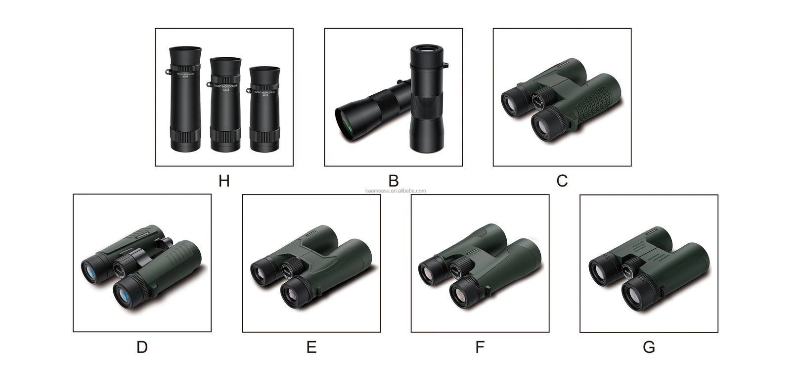 D 8X Compact 8X42 Binoculars Lightweight for Camping product detail 5