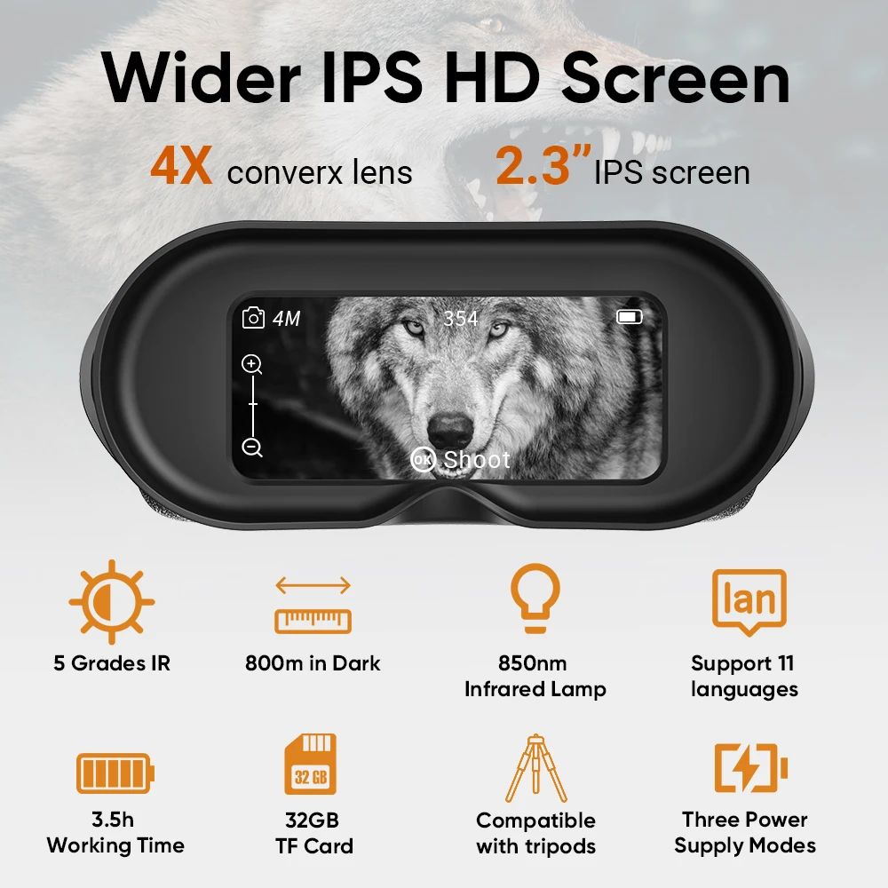 Day and Night Infrared Picture Video HD 12X product detail 4