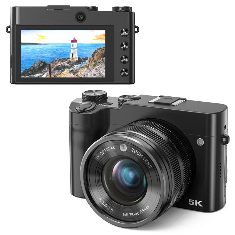 dc209x-digital-camera-64mp-5k-video-recording-eis-stabilization-dual-lens-camera-with-32gb-memory-card-for-travel-and-everyday-photography-main Digital Camera main product image