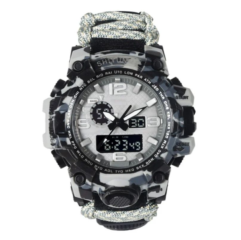 DFS18 Shiyunmei Outdoor Hunting Men Tactical Watches Dual product detail 7