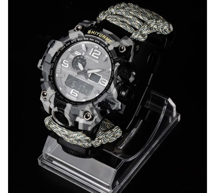 DFS18 Shiyunmei Outdoor Hunting Men Tactical Watches Dual product detail 11