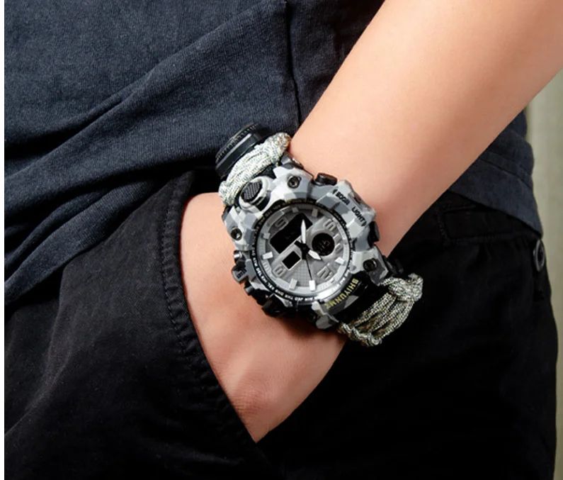 DFS18 Shiyunmei Outdoor Hunting Men Tactical Watches Dual product detail 12