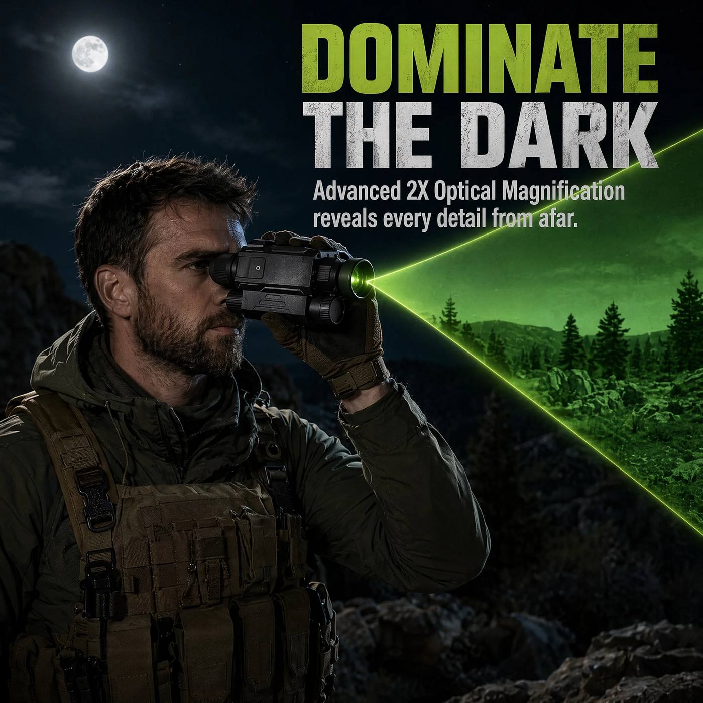 Digital Night Vision Helmet Monocular 2X Optical 8X product detail 6