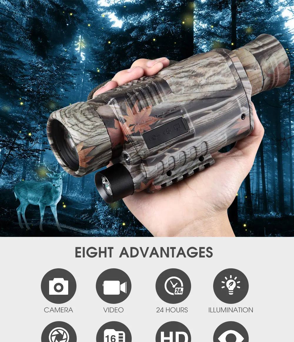 Digital Night Vision Monocular Multi-functional Camera Video product detail 1