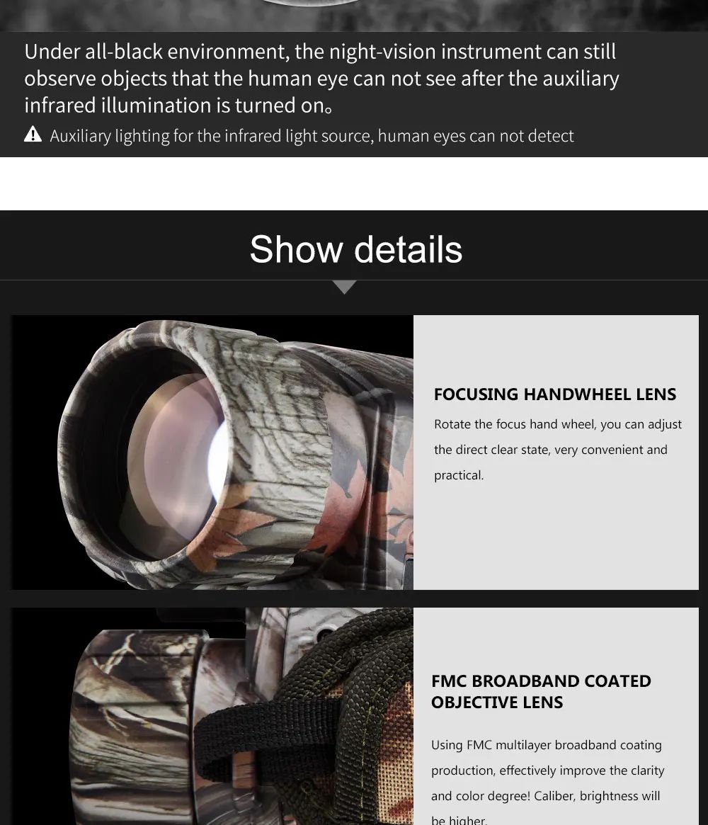 Digital Night Vision Monocular Multi-functional Camera Video product detail 10