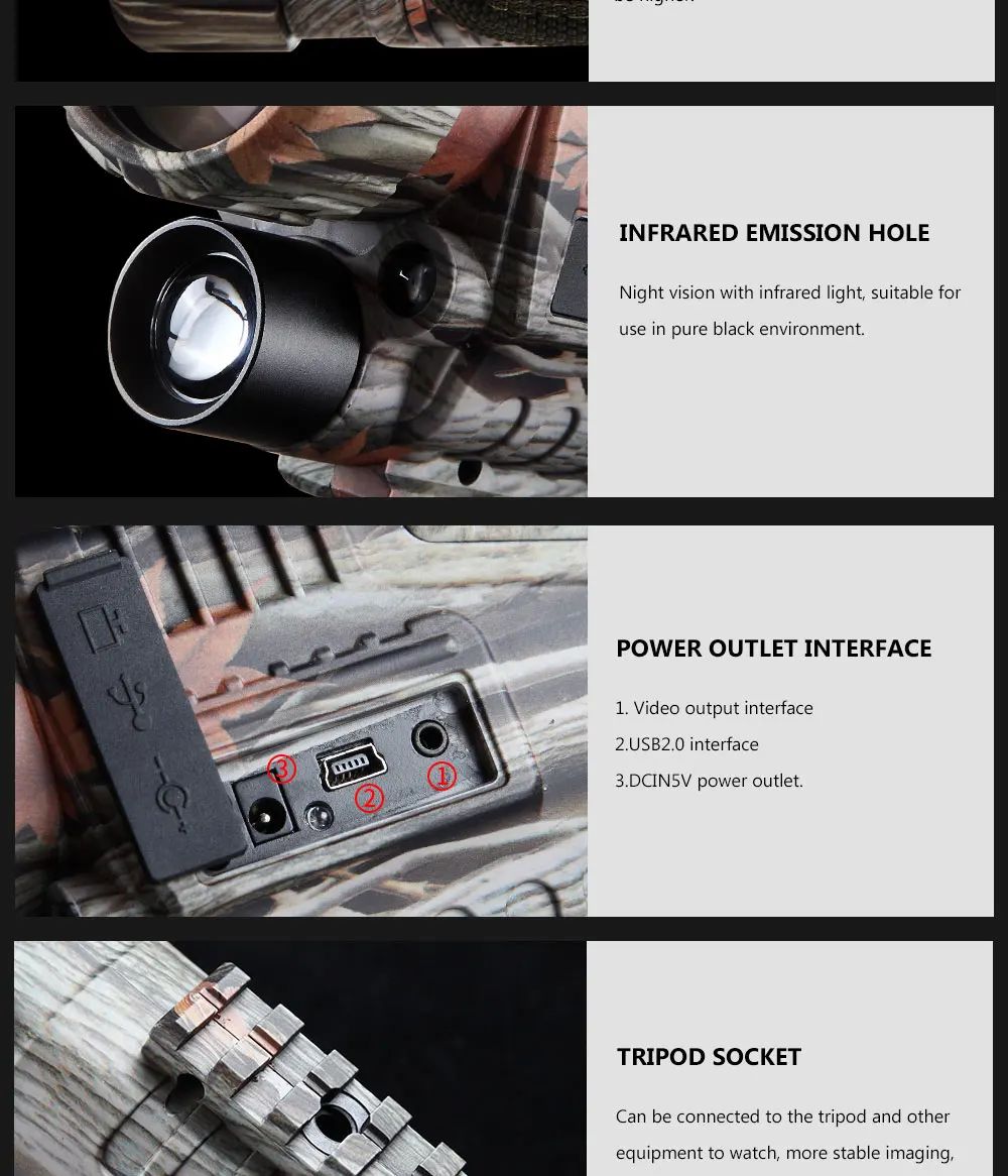 Digital Night Vision Monocular Multi-functional Camera Video product detail 11
