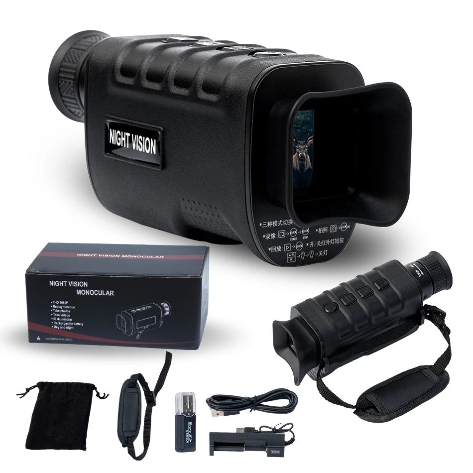 Digital Zoom Night Vision Goggles Telescope Monocular for product detail 4