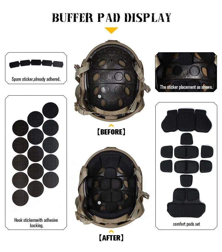 Direct Outdoor War Game Casco Tactico Fast SF product detail 4