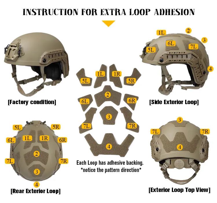 Direct Outdoor War Game Casco Tactico Fast SF product detail 6