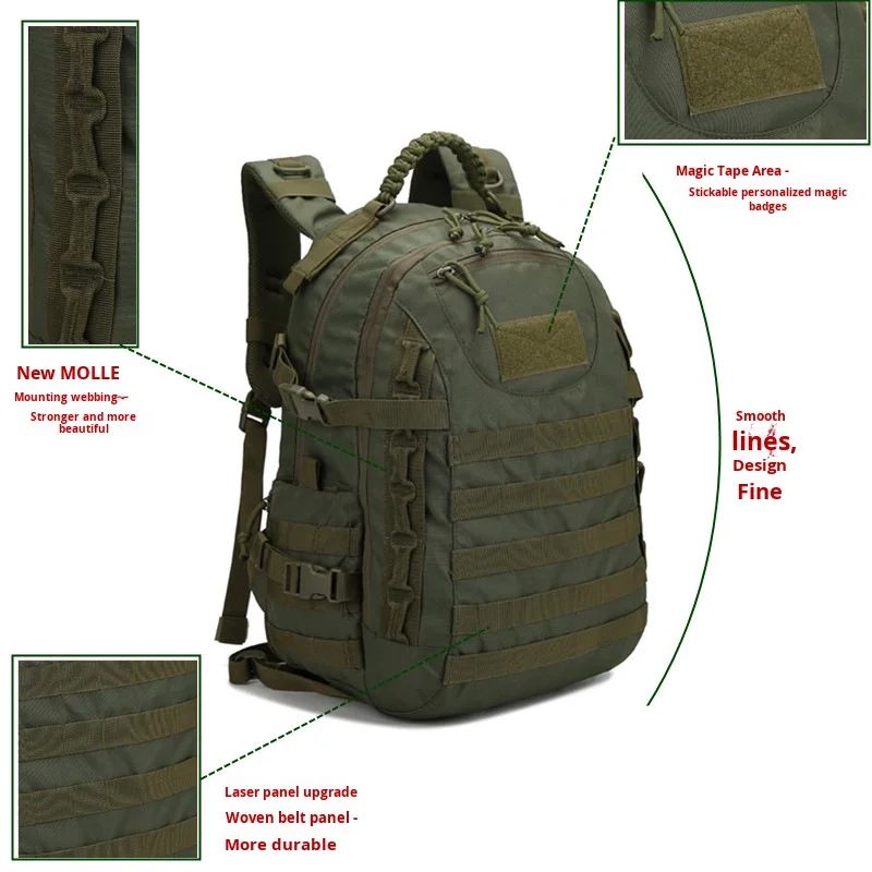 Direct Shipping-Outdoor Tactical Backpack Laser Design product detail 2