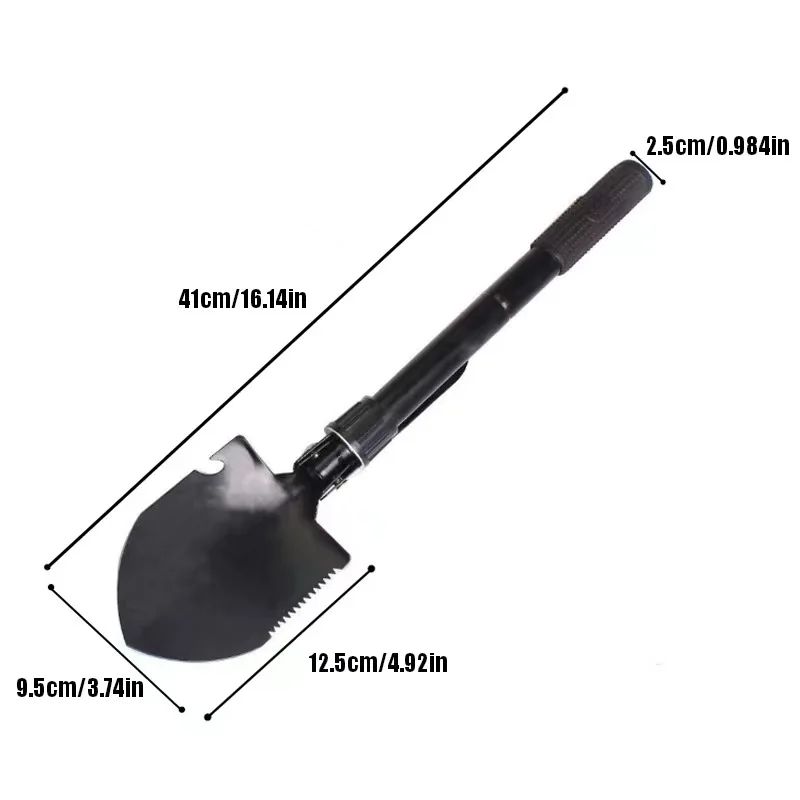 DIY Grade Tactical Emergency Tools Camping Shovel with product detail 3