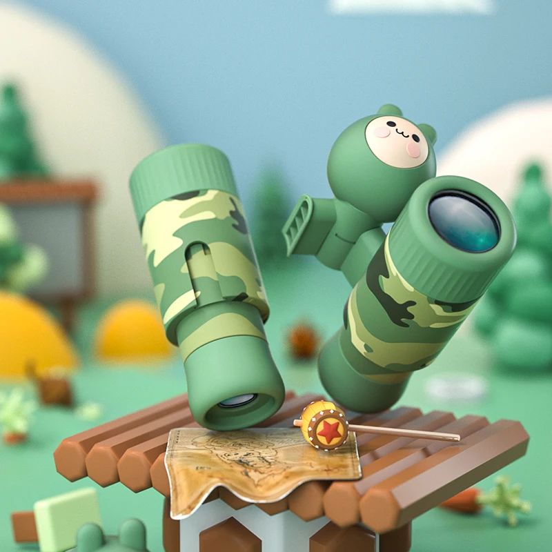 DIY Mini Sharing Telescope Cartoon Unisex Children Toy product detail 3