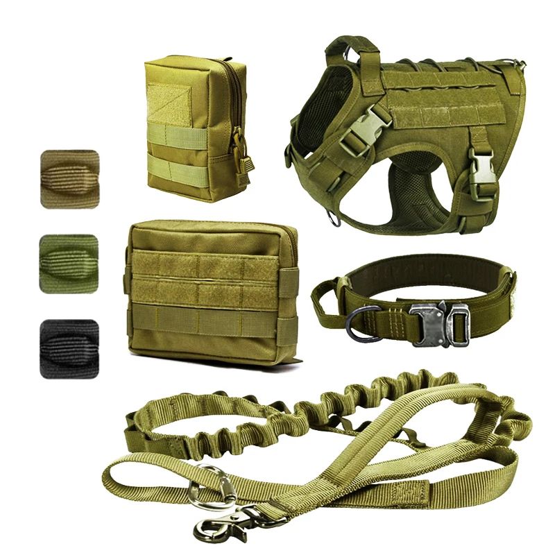 Dog Training Harness High Quality Adjustable Nylon Tactical product detail 1