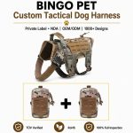 Dog Vest Harness Set with Pouch Accessories Custom main