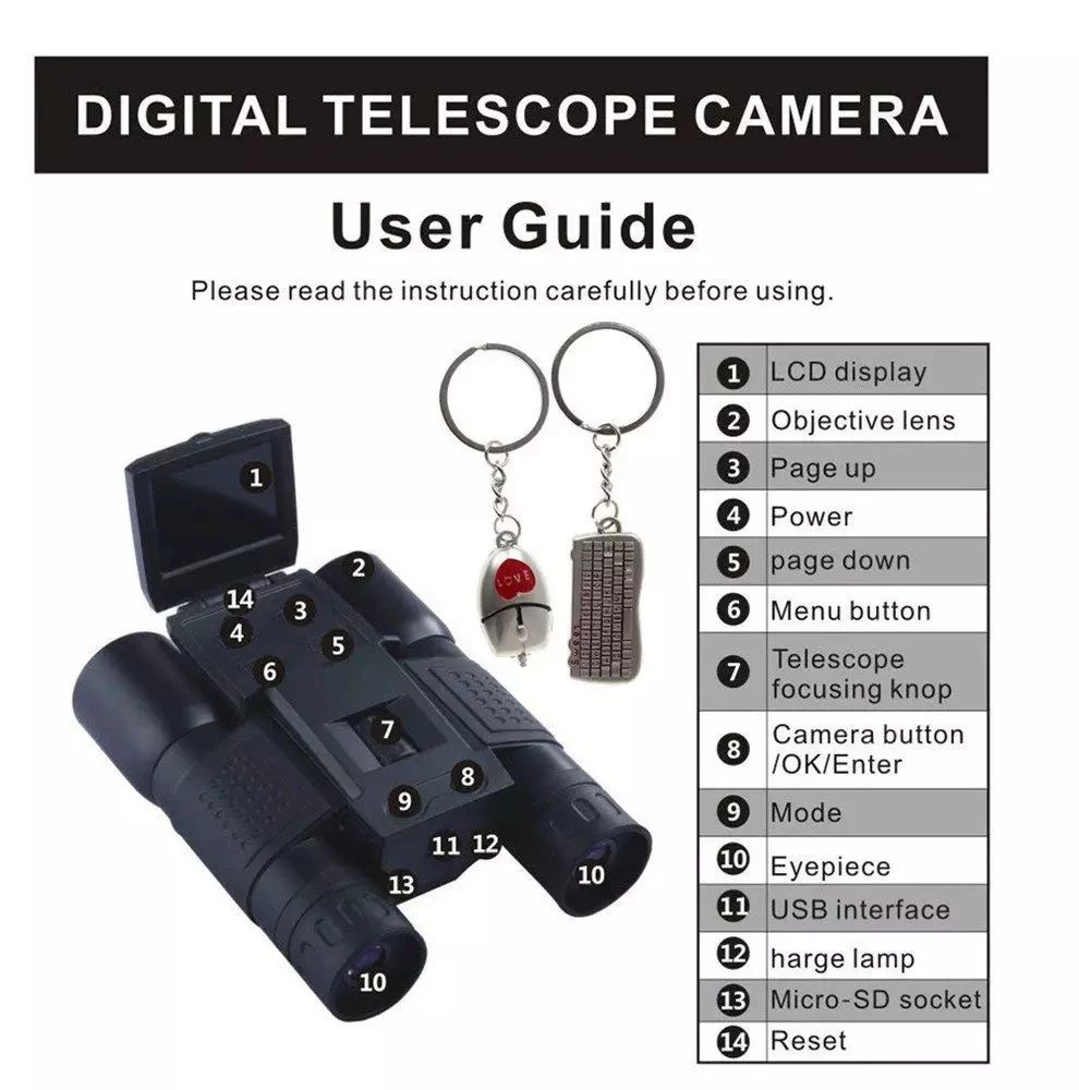DT30 Digital Binoculars 12*32 Binoculars with 2.5k Camera product detail 7