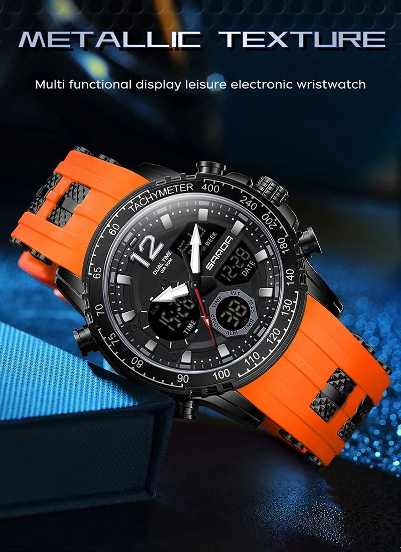 Dual Movement Men's Watches Outdoor Sports Relogio product detail 4