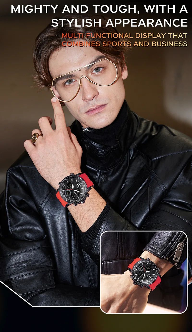 Dual Movement Men's Watches Outdoor Sports Relogio product detail 7