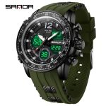 Dual Movement Men's Watches Outdoor Sports Relogio main