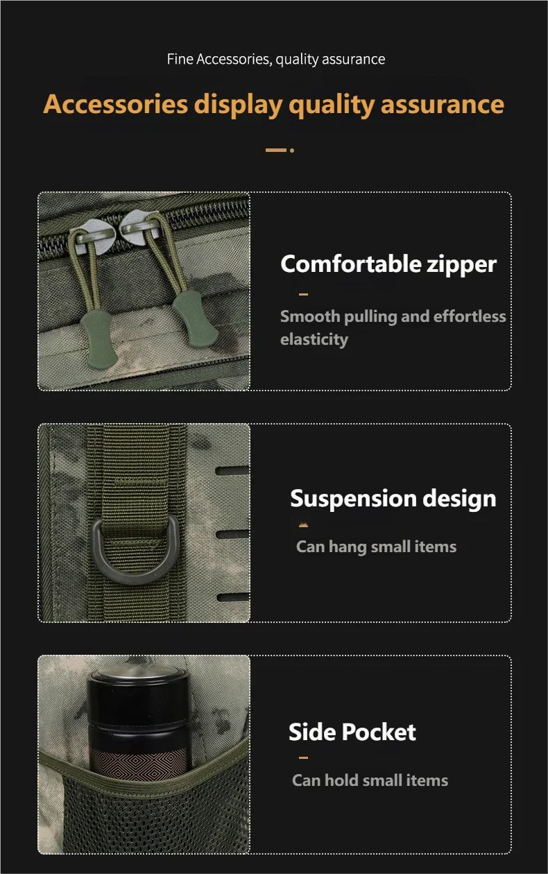 Durable High Quality Outdoor Hiking Backpack Multiple Layers product detail 9
