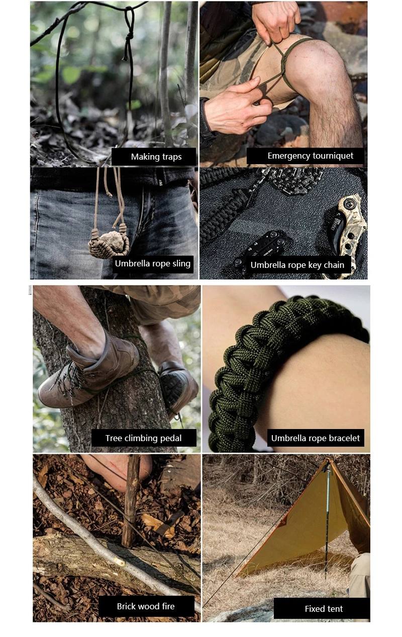 Durable Paracord Outdoor Emergency Gear Multifunctional product detail 6