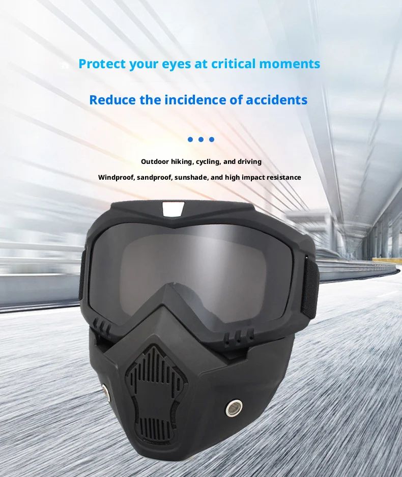 Electric Bicycle Mask Off-road Tactical Motorcycle Goggles product detail 5