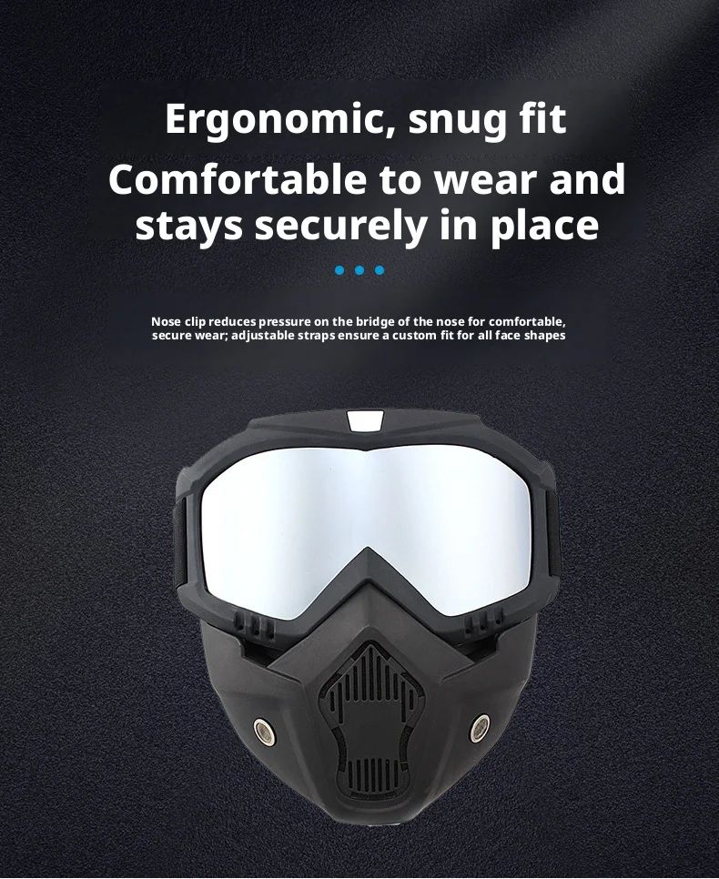 Electric Bicycle Mask Off-road Tactical Motorcycle Goggles product detail 6