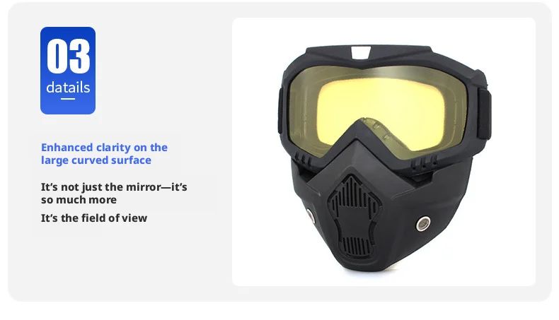 Electric Bicycle Mask Off-road Tactical Motorcycle Goggles product detail 9