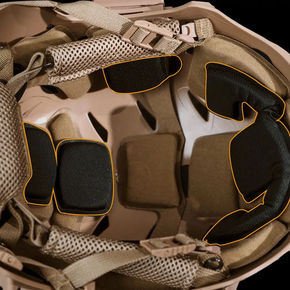 EX 3.0 Rail Lightweight Tactical Helmet ABS Breathable product detail 4