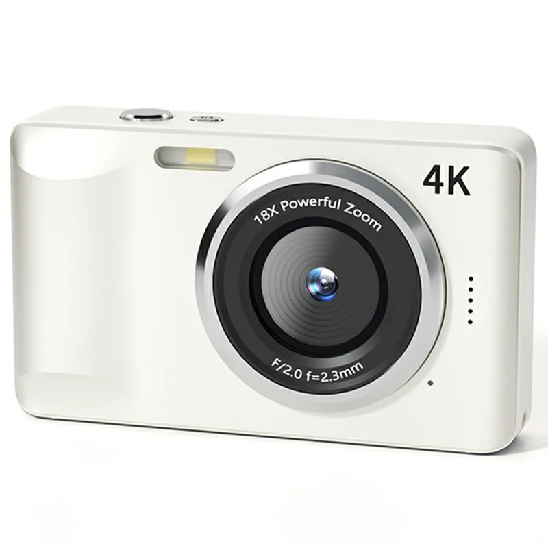 fc001-2-8-inch-ips-screen-digital-camera-student-hd-ccd-camera-no-memory-card-white-for-travel-family-moments-and-everyday-photography-main Digital Camera main product image
