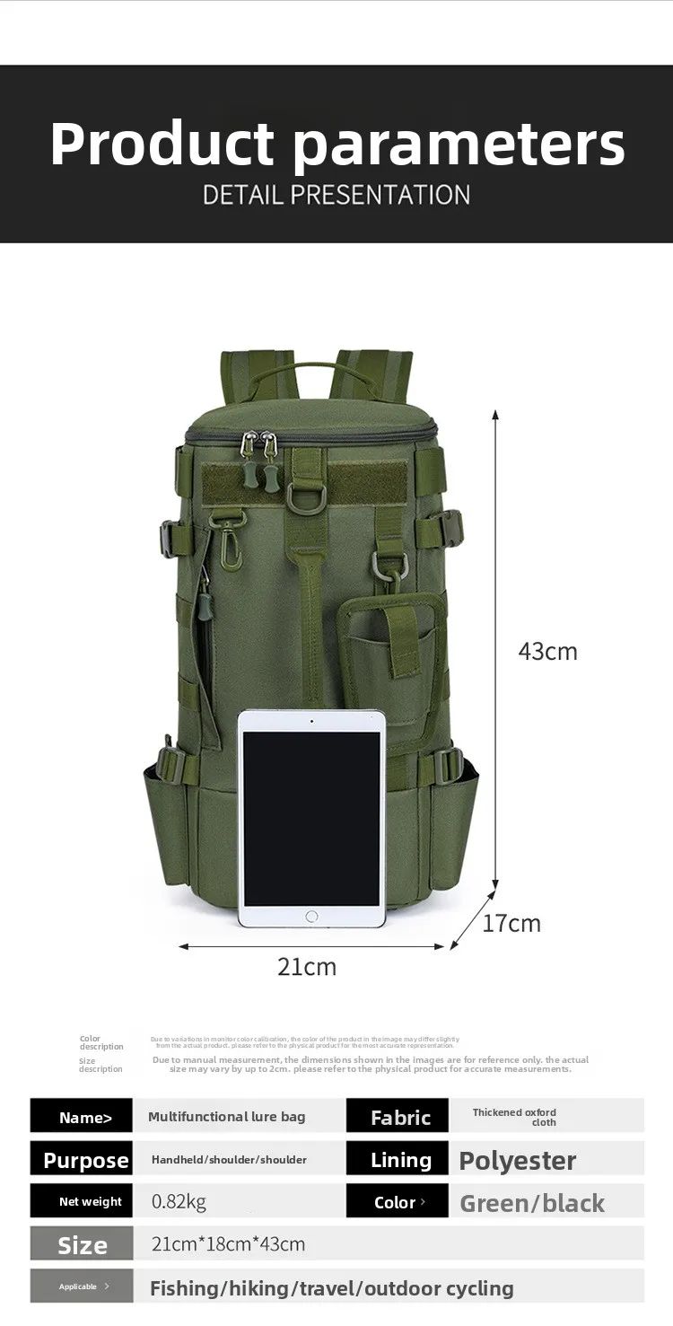Fishing Bag Large Capacity Dry-Wet Separation Waterproof product detail 1