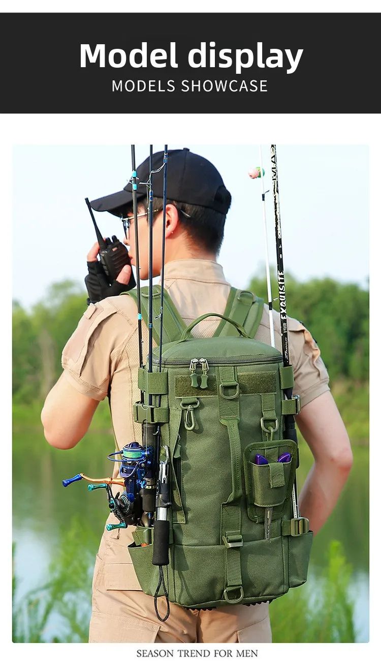 Fishing Bag Large Capacity Dry-Wet Separation Waterproof product detail 19