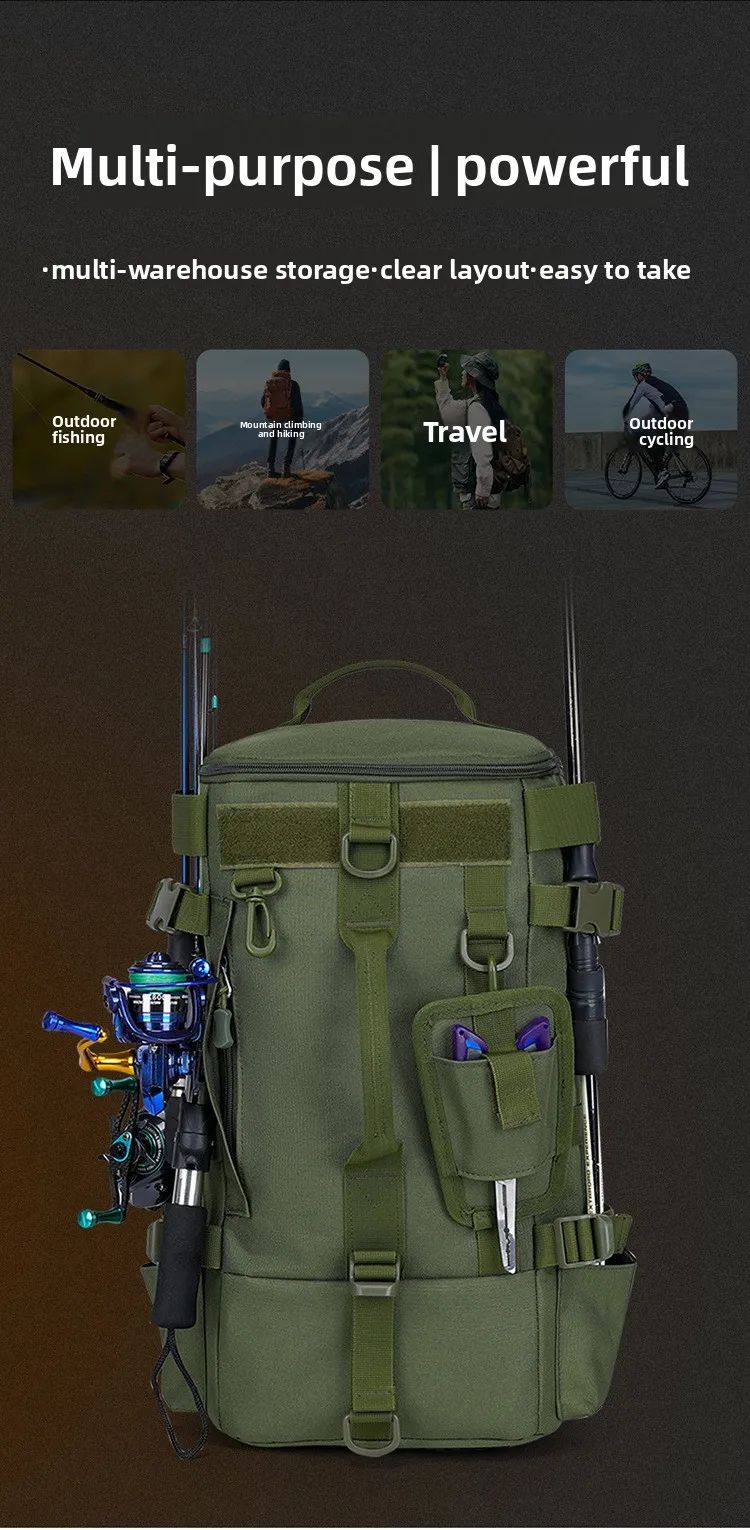 Fishing Bag Large Capacity Dry-Wet Separation Waterproof product detail 20