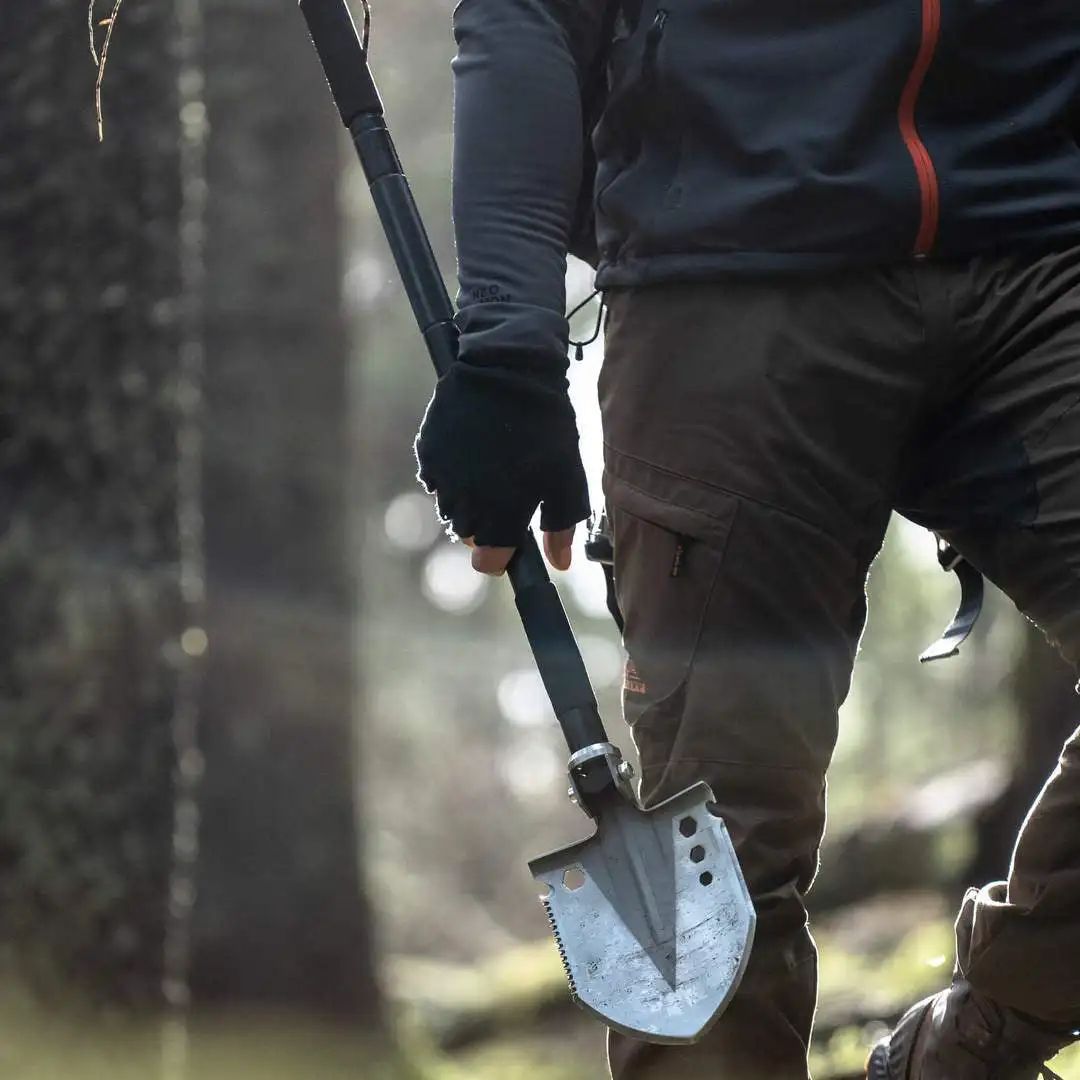 Folding Shovel Hoe Multifunctional 76cm Camping Gear Defense product detail 5